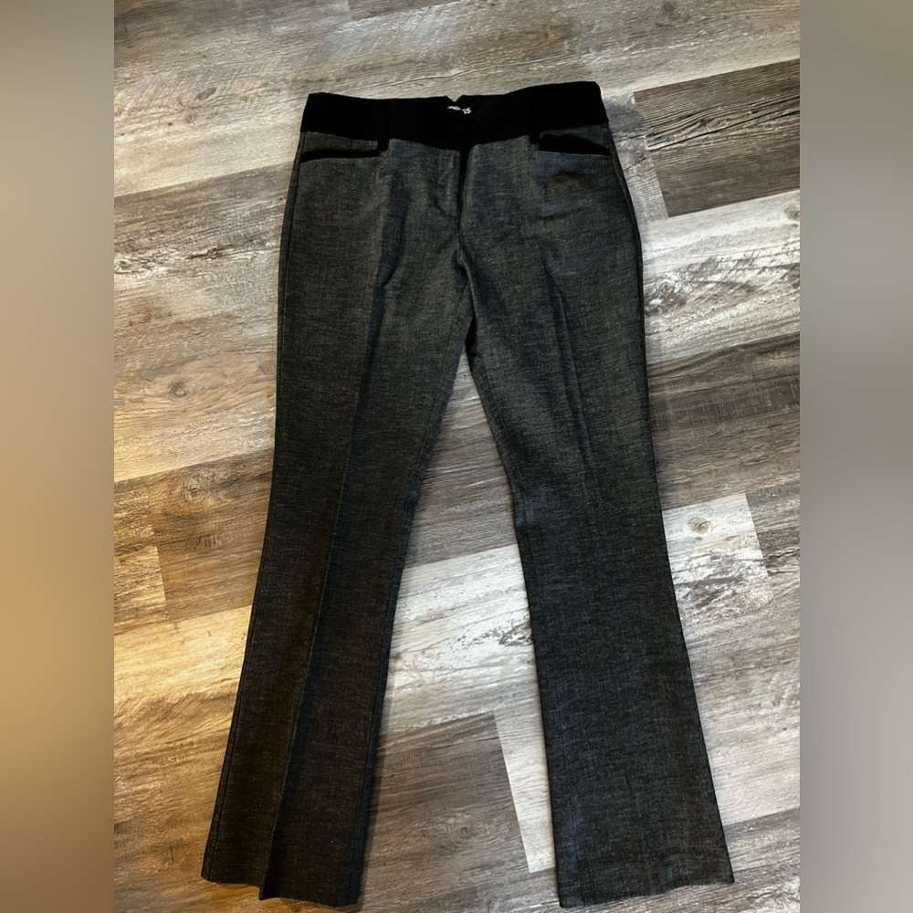 EXPRESS Columnist Trouser Grey/Black Size 6S